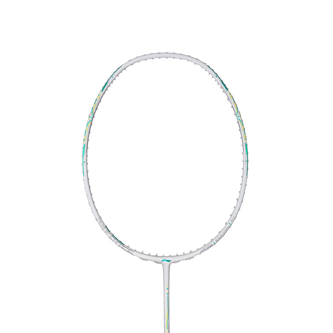 Li-Ning Axforce 60 4U Badminton Racket - White Pearl White 4U Badminton Rackets Li-Ning