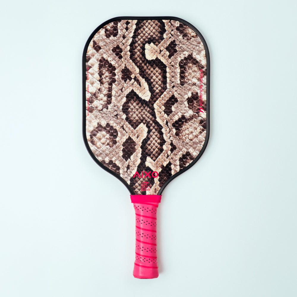 Aixo P11A Scorpion Series Glam Slam 3K Raw Carbon Pickleball Padel Pickleball Paddle Aixo