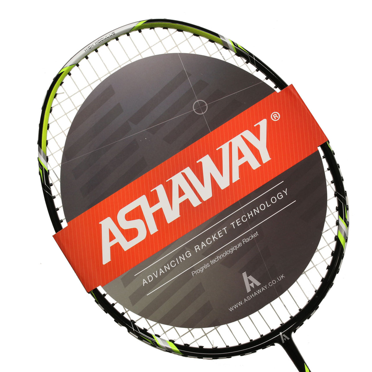 Ashaway Vex Striker 300 Badminton Racket (Strung) Black Lime Silver 4UG2 Badminton Rackets Ashaway