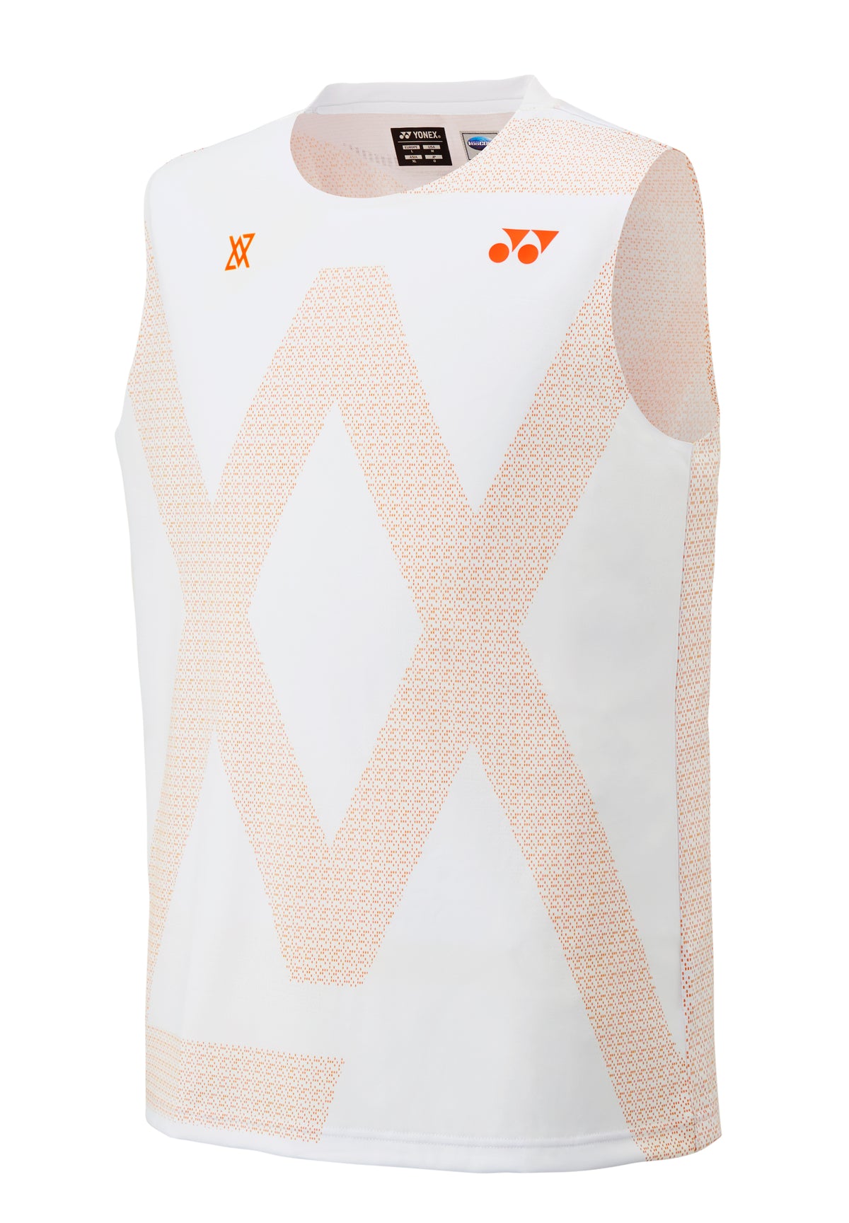 Yonex 10687YX Sleeveless Top Men - Flash Orange - VA - Viktor Axelsen Collection FLASH ORANGE Clothing Yonex