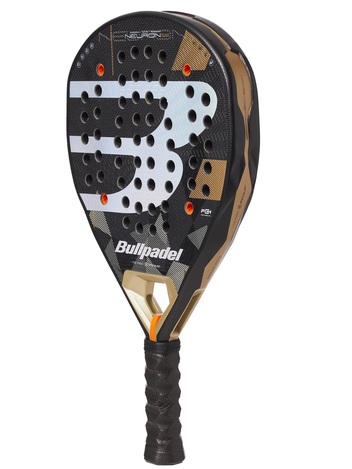 Bullpadel Neuron 02 2026 Padel Racket - Grey Padel BullPadel