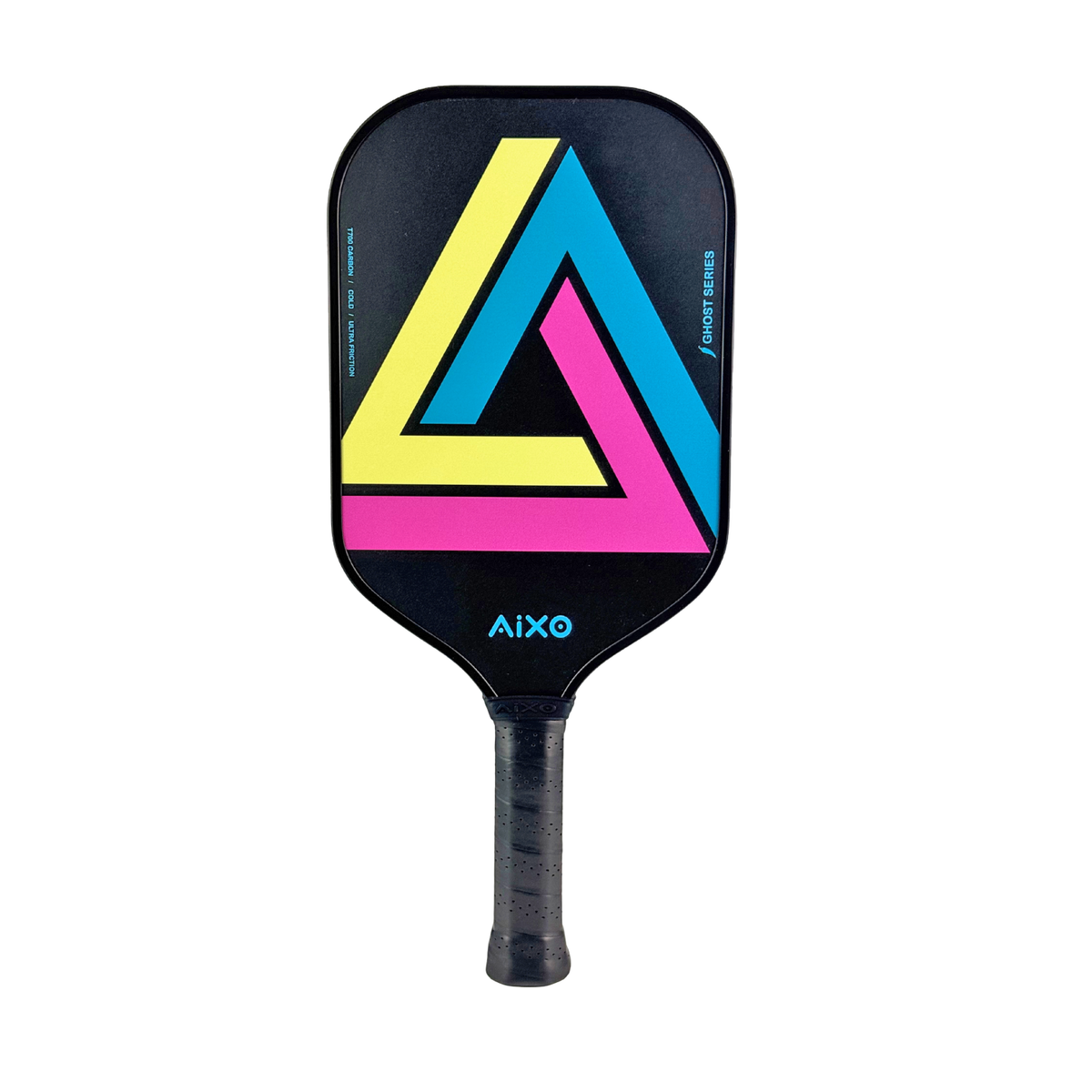 Aixo CP03 Ghost Series Impossible 'A' T700 Carbon Pickleball Padel Black Multicolour One Size Pickleball Paddle Aixo
