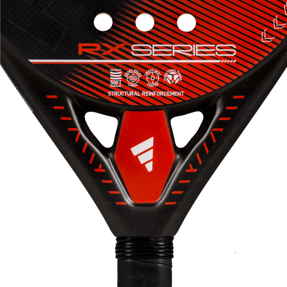Adidas Rx Series Red 3.4 Padel Racket -Black/Red Black Red One Size Padel Adidas