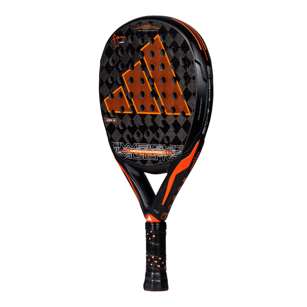 Adidas Adipower Multiweight Ctrl 3.3 Padel Racket - Black/Orange Padel Adidas