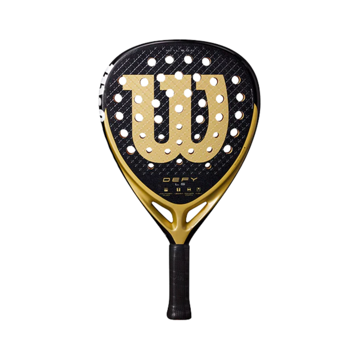 Wilson Defy LS V1 Padel Racket - Black/Gold Padel Wilson