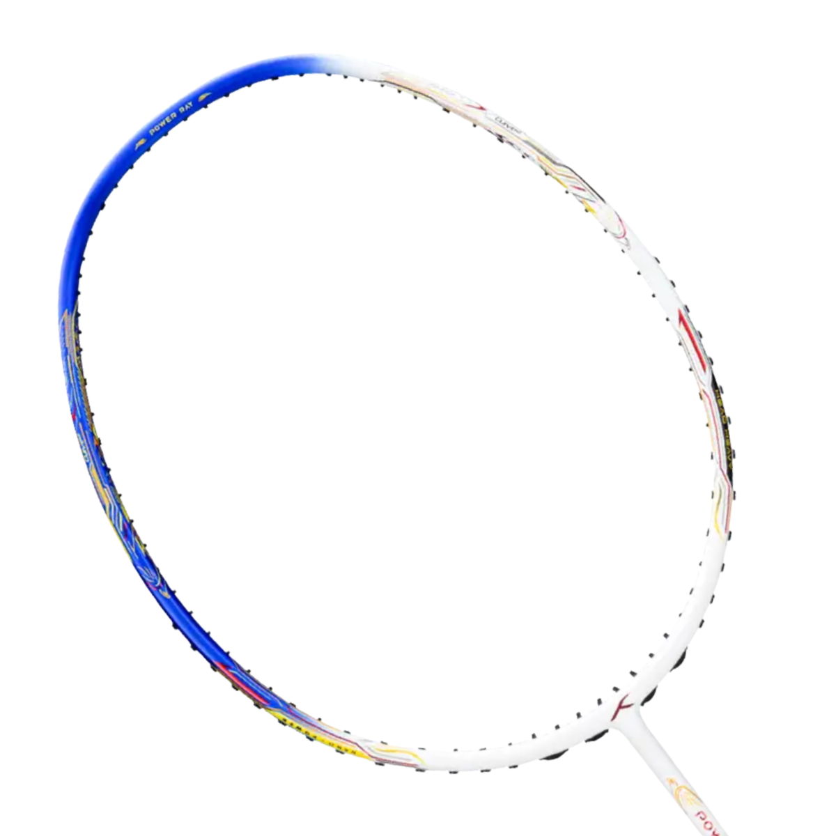 Hundred Power Ray 900 Badminton Racket - White/Blue White Royal Blue 5U6 Badminton Rackets Hundred