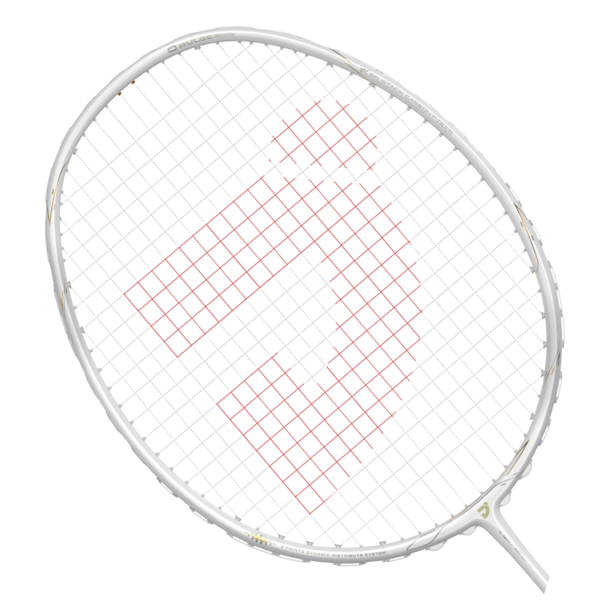 Jnice Air Katana Game 6U Unstrung Badminton Racket - White Badminton Rackets JNICE