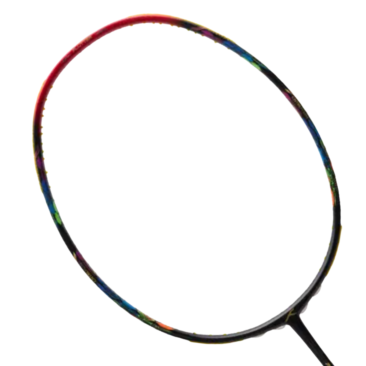 Hundred Flutter 7 Attack 4U Badminton Racket - Black/Red Black Red 4U6 Badminton Rackets Hundred