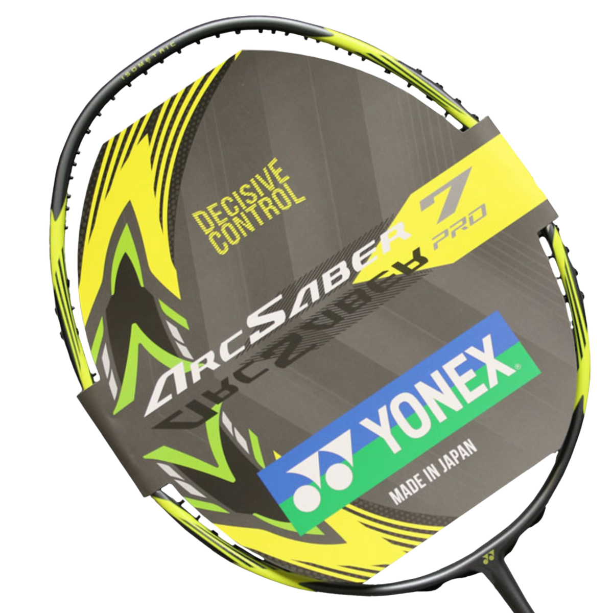 Yonex Arcsaber 7 Pro 4U Badminton Racket Free Restring & Autograph - Gray/Yellow / Unstrung Badminton Rackets Yonex