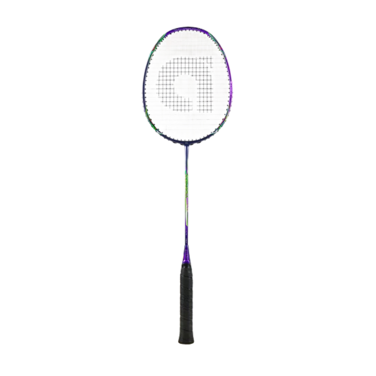 Apacs Asgardia Lite Badminton Racket (Strung) Purple Navy 7U2 Badminton Rackets Apacs