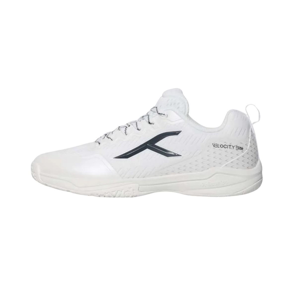 Hundred Velocity Elite Badminton Shoes - White/Black Badminton Shoes Hundred